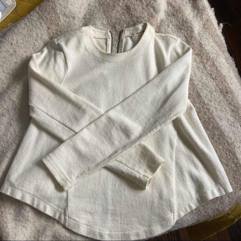 Madewell top zipper back size S